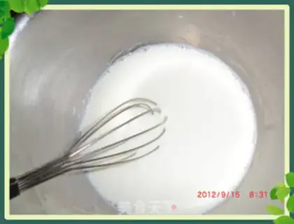 Make Cucumber fragrance egg tower step 7