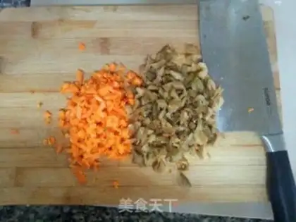 Make Squeeze the tofu step 1