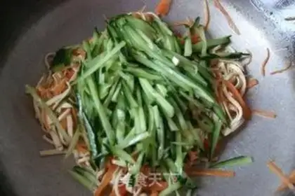 Make Bean cucumber step 6