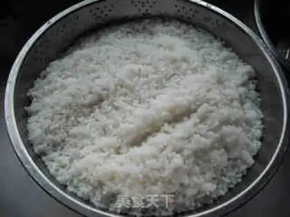Make Peas rice step 1