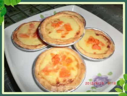 Make Cucumber fragrance egg tower step 17