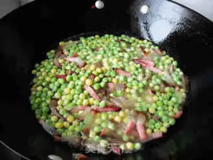 Make Peas rice step 7