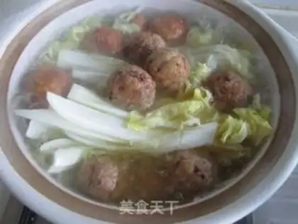 Make Dollies, meatball soup step 6