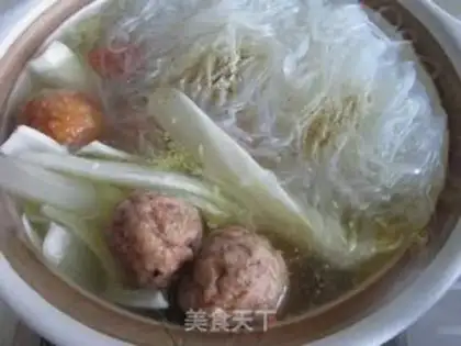 Make Dollies, meatball soup step 8