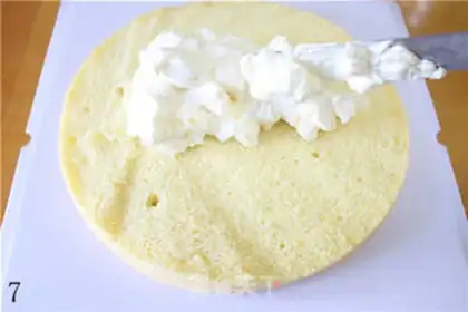 Make The birthday crane cake step 6