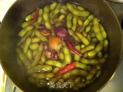 Make Hot, spicy beans step 1