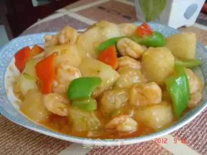 Make Shrimp burns the melon step 2