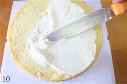 Make The birthday crane cake step 9
