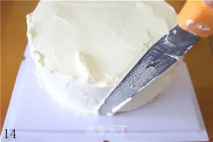 Make The birthday crane cake step 13