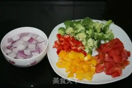 Make Tomato chicken and a warm salad step 2
