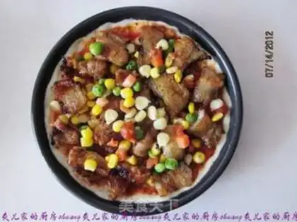 Make Orléans pork pizza step 8