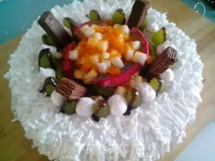 Make DIY FRUITCAKE step 14