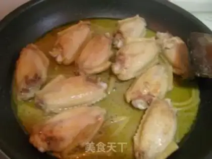 Make Green curry wings step 3