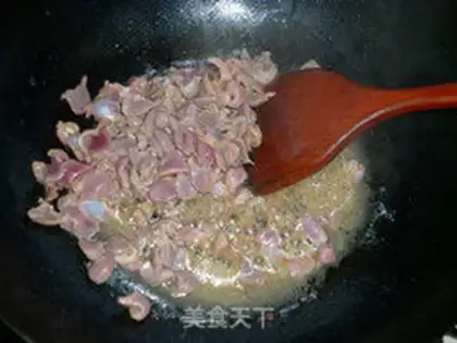Make Curry fried pigeon kidney step 3