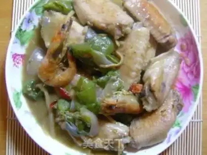 Make Green curry wings step 8