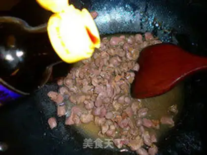 Make Curry fried pigeon kidney step 5
