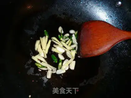 Make Curry fried pigeon kidney step 7