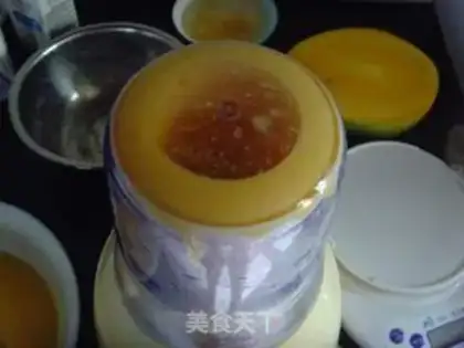 Make Mango cheese mousse step 2