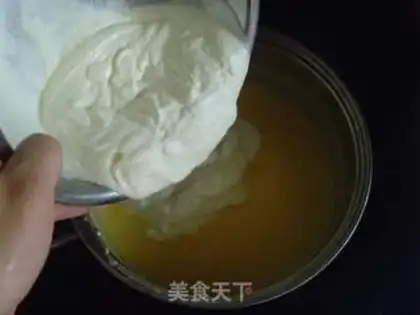 Make Mango cheese mousse step 9