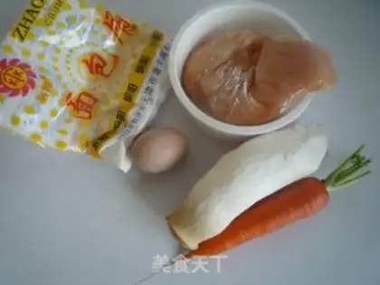 Make Gold chicken roll step 0