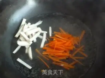 Make Gold chicken roll step 3