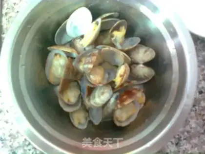 Make Flower clams and eggs step 4