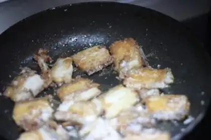 Make Frozen fish step 1
