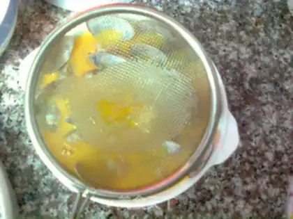 Make Flower clams and eggs step 8