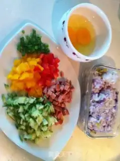 Make ♪ Omelette potato rice ♪ step 0