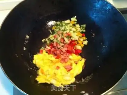 Make ♪ Omelette potato rice ♪ step 1
