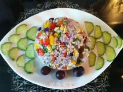 Make ♪ Omelette potato rice ♪ step 4