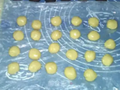 Make Bean and egg yolks step 14