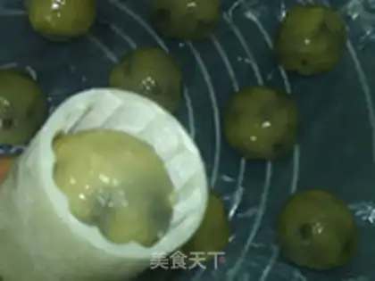 Make Bean and egg yolks step 21