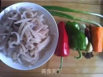 Make Spicy pork skin step 0
