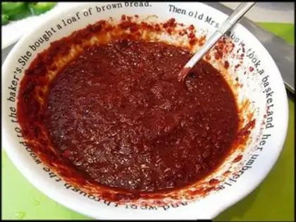 Make Hot sauce with fish step 2