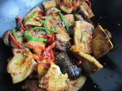 Make Dry pot tofu step 12