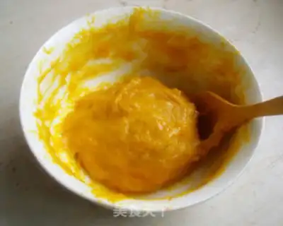 Make Pumpkin red bean rice step 5