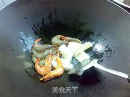 Make South American shrimp inks step 2