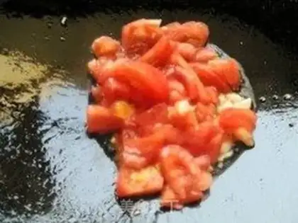 Make Turn on the tomato shrimp step 6