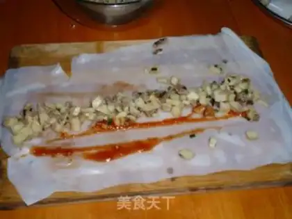 Make The bamboo rolls step 6