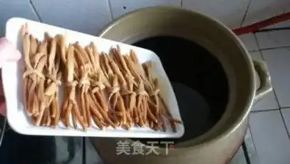 Make Scratch pork from Yellow Flower Mountain step 7