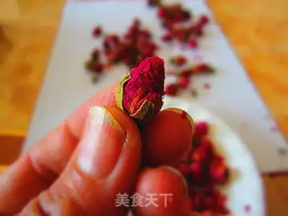 Make Rose Bean Mooncake step 1