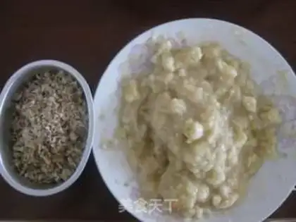 Make Banana walnut marfin step 0