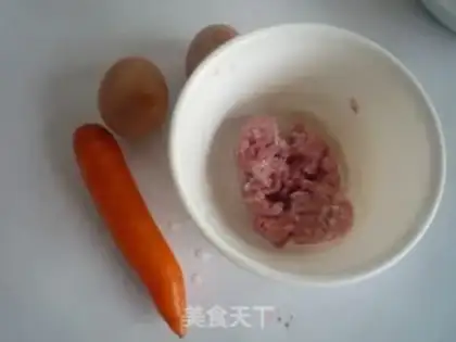 Make Meat and eggs step 0