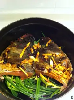 Make No water evaporating pepper fish head step 7