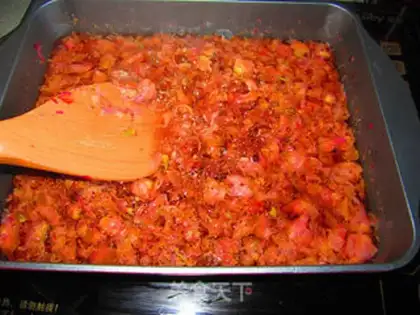 Make Rose Bean Mooncake step 5