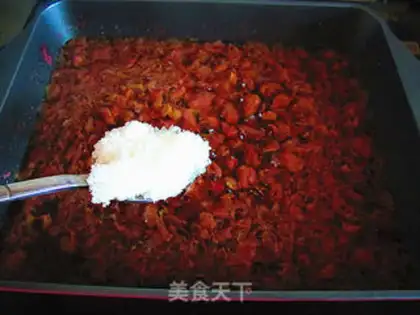 Make Rose Bean Mooncake step 6