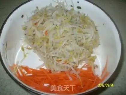 Make Cold bean sprouts step 4