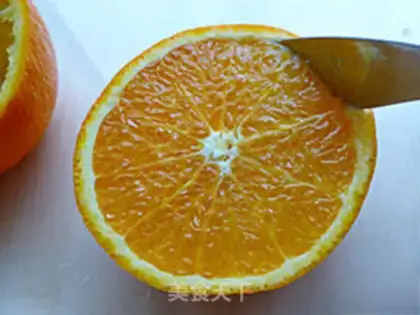 Make Orange steamed eggs step 1
