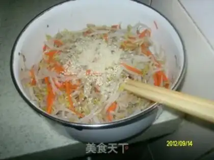 Make Cold bean sprouts step 7